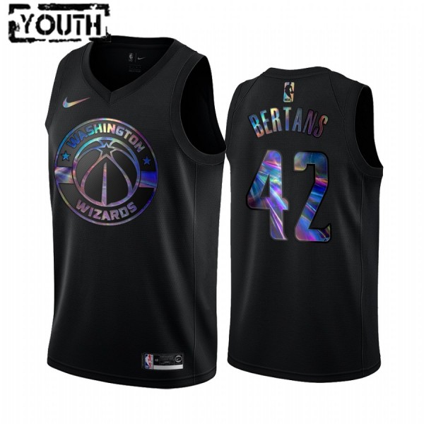 NBA Washington Wizards Trikot Davis Bertans 42 Iridescent HWC Collection Swingman - Kinder